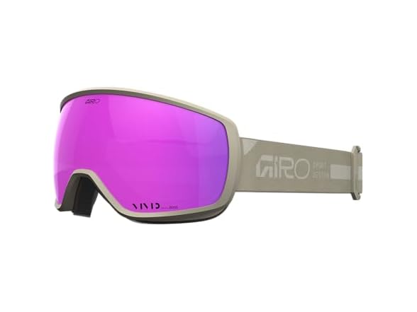 Giro Balance II Snow Goggle Stone Tan Rails - VIVID Pink