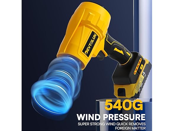 DEVTBLUN Electric Cordless Leaf Blower
