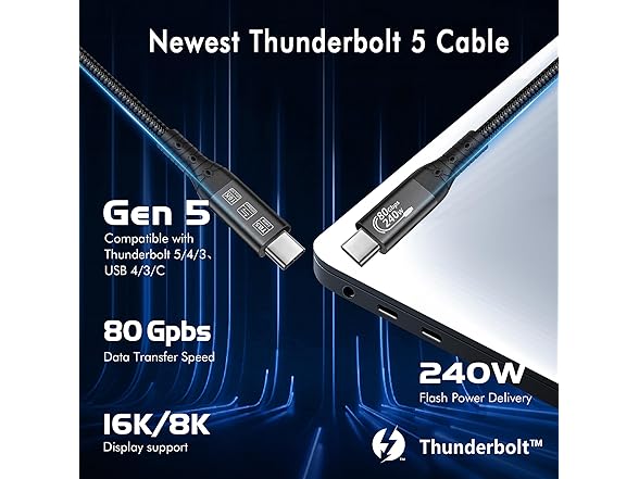 OCEEK Thunderbolt 5 Cable
