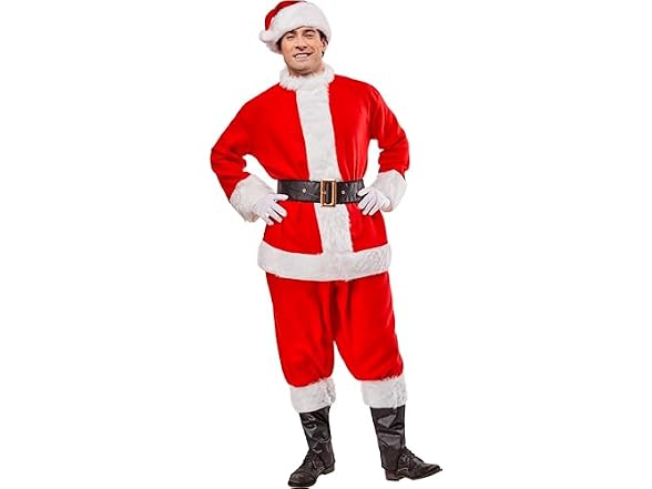 Rubies Flannel Santa Claus Suit for (3X-Large)