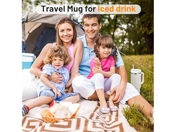 Junzilan 40 oz tumbler with handle