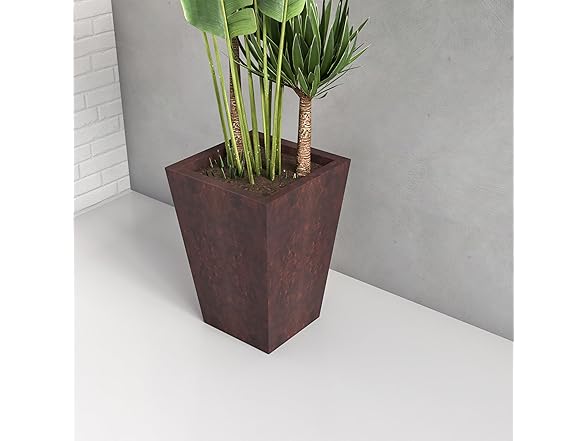 LeisureMod SP21BR Serene Planter Brown