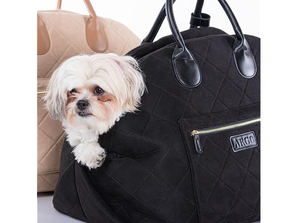 Traveler's Choice Argo On The Purr-Suit 18" Pet Tote, Black - Gallery 10