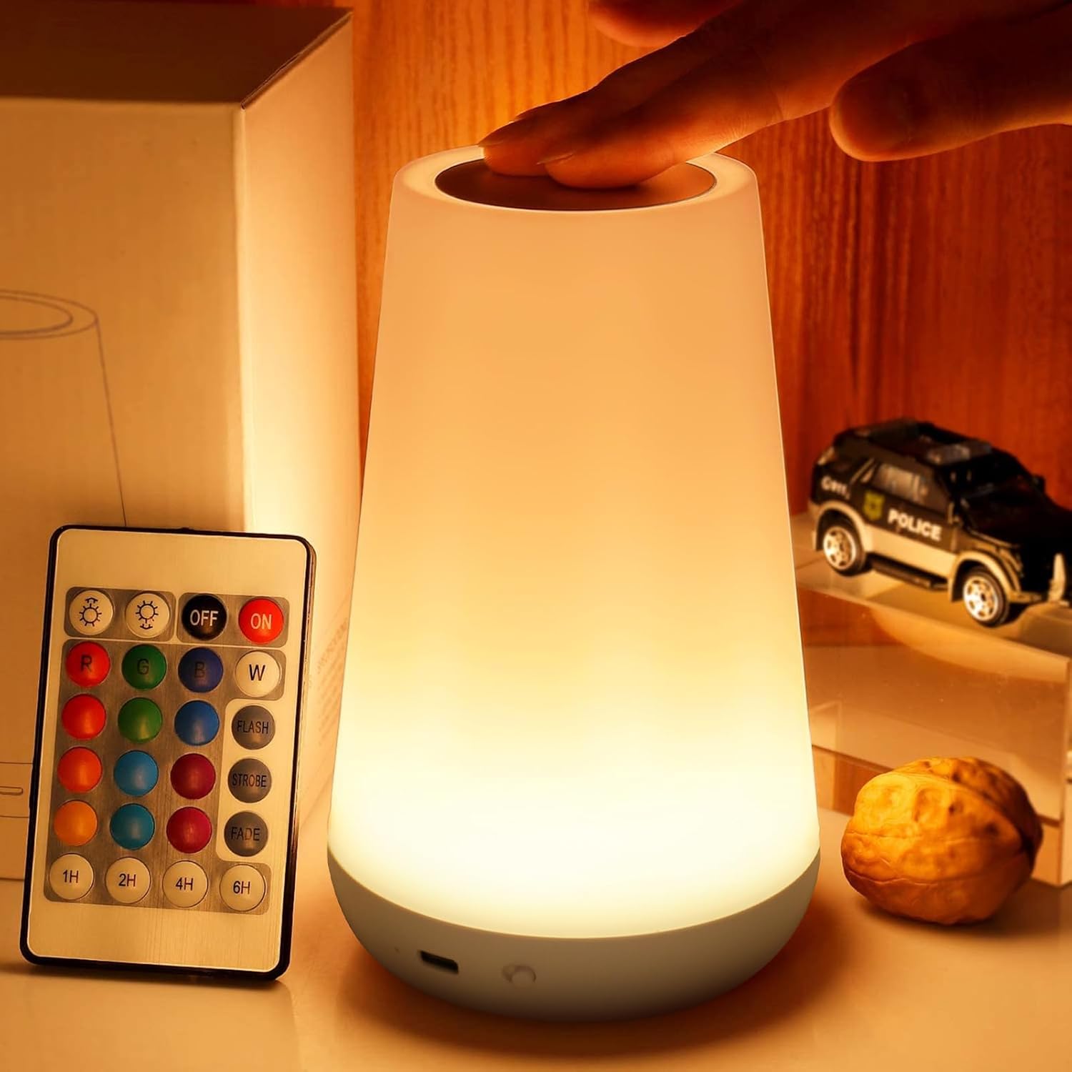 Hakol BH-610 Night Light, Dimmable Touch Lamp - Gallery 5