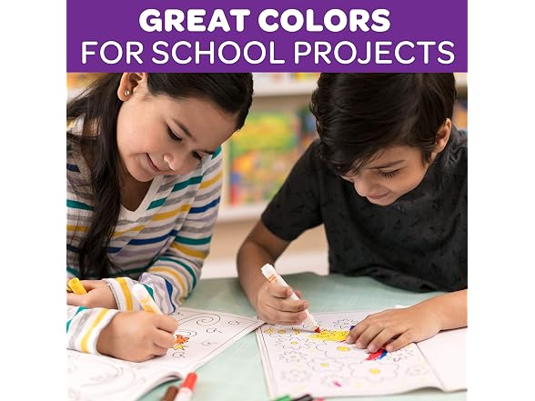 Crayola Broad Line Markers (12pk), Assorted