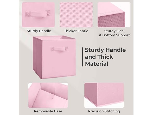 11x11 Storage Bins, Set of 8 Storage Cubes