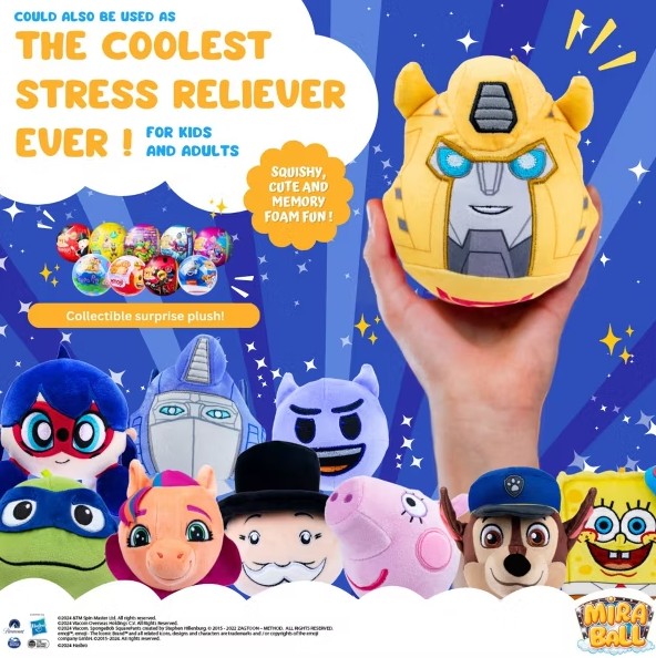 Miraball Surprise Plush - Transformers 4PK - Gallery 6