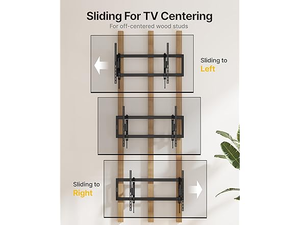 monTEK Heavy Duty Tilting TV Wall Mount | 55-105"