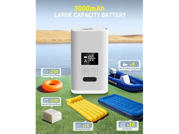 Portable Air Pump for Inflatables