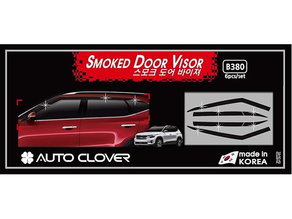 AUTO CLOVER Side Rain Guards Wind Seltos