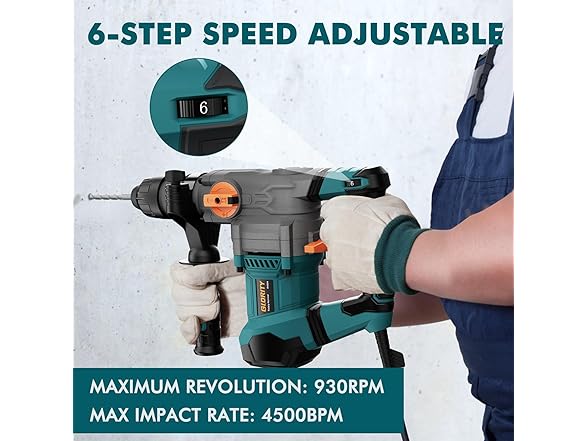 GLORITY Rotary Hammer Drill