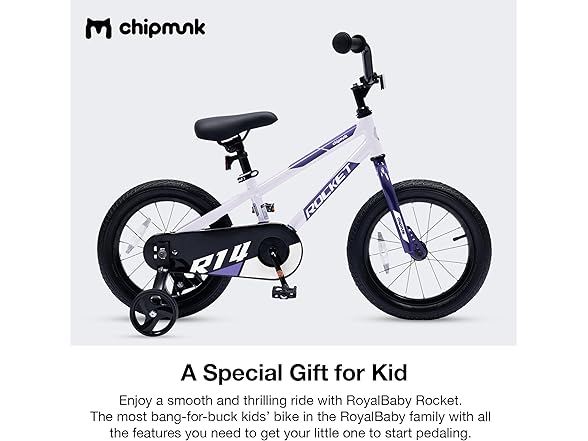 Chipmunk Kids Bike Toddlers 14 Inch Wheel Bicycle
