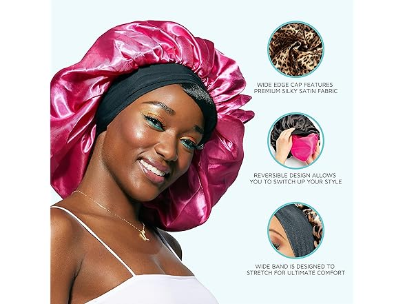 KISS Colors & Care Silky Satin Wide Edge Double Wear Cap