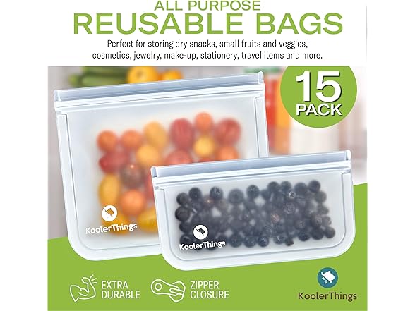KoolerThings Reusable Sandwich Bags