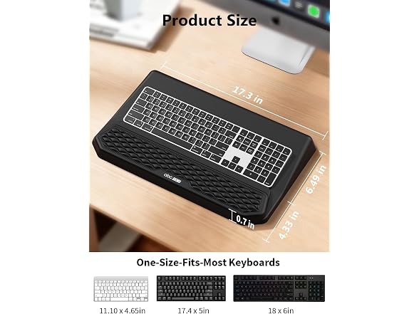 abc.mat Ergonomic Keyboard Stand Rest