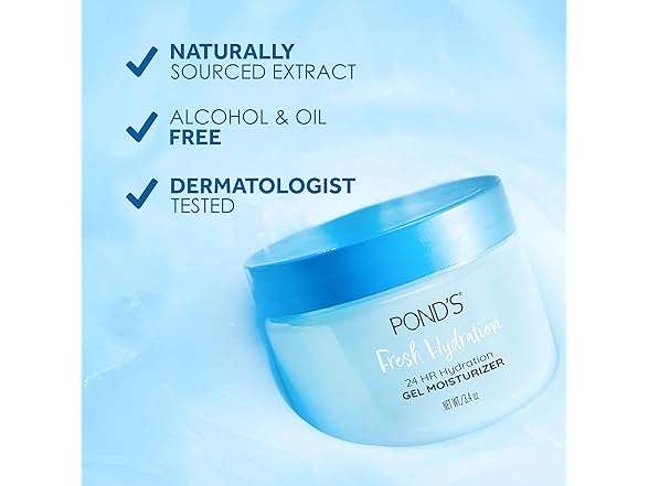 POND'S Fresh Hydration Gel Moisturizer 3.4oz