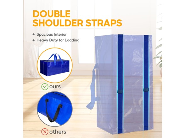 HealSmart 6 Pack Extra Large Moving Bags
