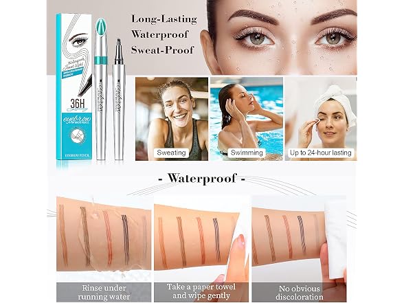 Oetuiow 4 Point Brow Pen Gray