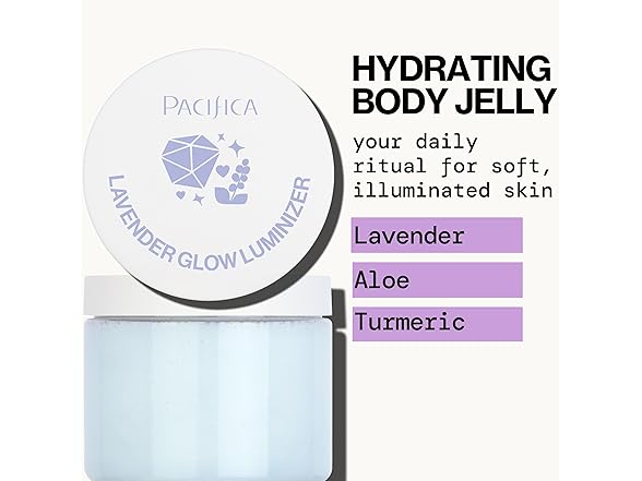 Pacifica Lavender Glow Shimmering Body Jelly