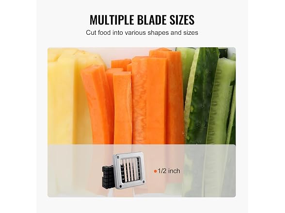 French Fry Cutter, Potato Slicer with Blade