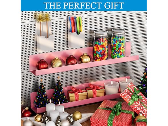 DTUQYX Magnetic Book Shelf for Whiteboard 2-Pack, Pink - Gallery 7