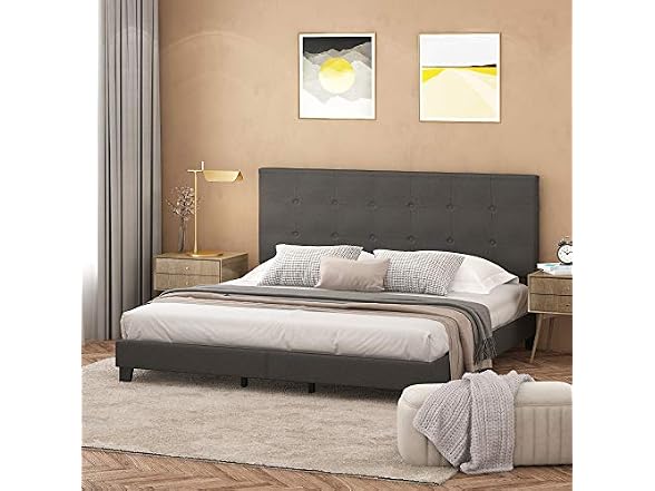 Furinno Laval Button Tufted Upholstered