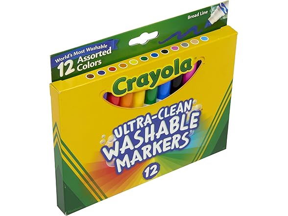 Crayola Broad Line Markers (12 Count)