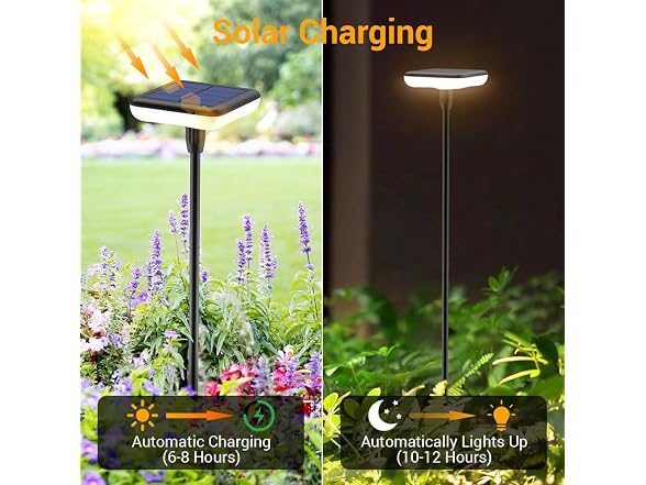 Waterproof Solar Pathway Lights 4 Pack