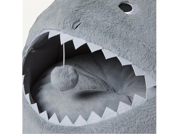Amazon Basics Cat House Shark Shape Cat Cave Bed