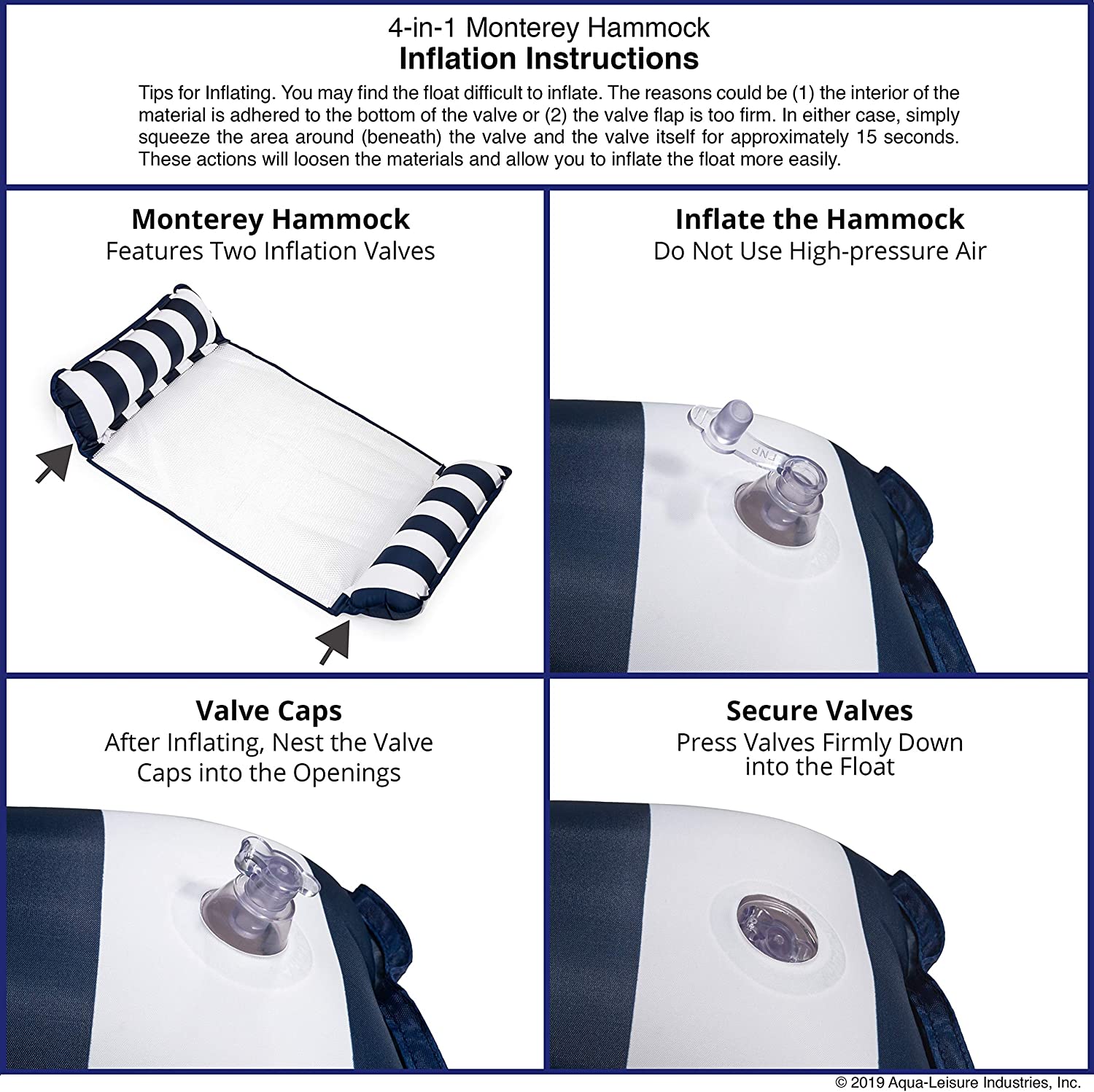 Aqua Original 4-in-1 Monterey Hammock Float - Gallery 13