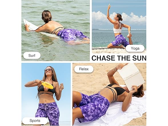 Kanu Surf Women's Purple Board Shorts (10)