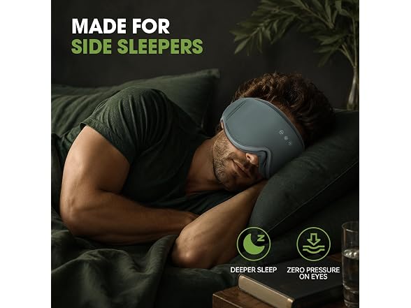 Bamboo Cotton Large Sleep Mask With