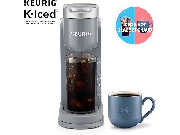 K-Iced Single Serve Coffee Maker - Grey - Gallery 2
