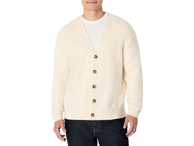 $13.99, Was $29.90, 53% Off! Amazon Essentials Men Relaxed-fit Cotton Cardigan dealfomo