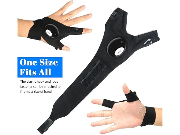 MOIPEJO LED Flashlight Gloves