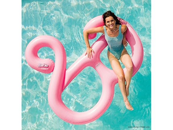 Barbie Iconic B Inflatable Pool Float