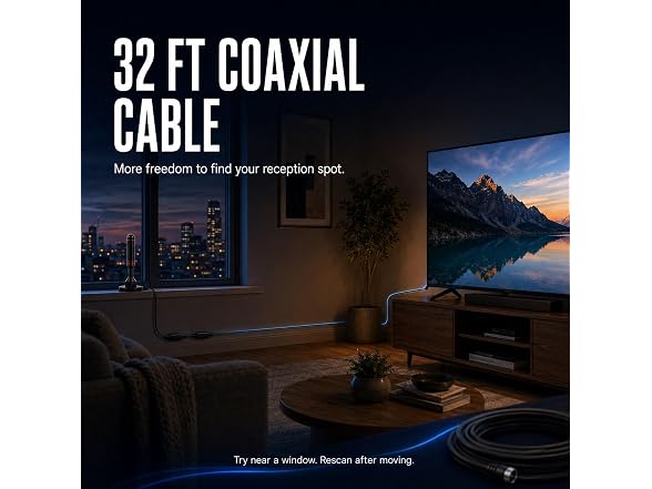 Yaslahut Indoor TV Antenna Amplified