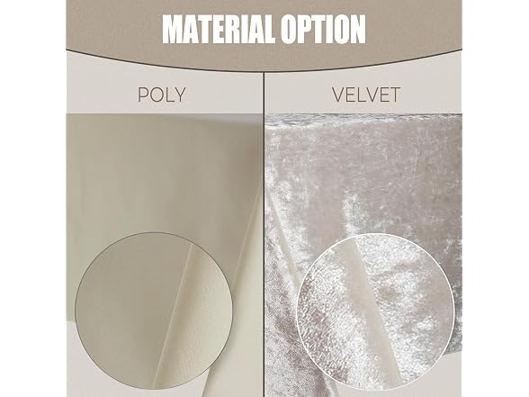 Ivory Polyester Rectangle Tablecloth - 60" x 102"