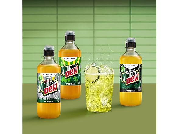 4PK SodaStream® Diet Mountain Dew New Pour