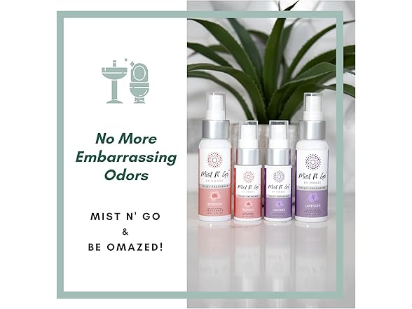 Mist N Go by Omaze Travel Bathroom Spray
