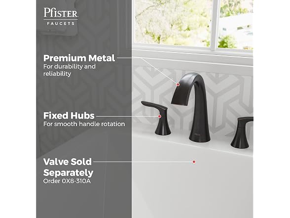 Pfister Pfister Weller Roman Tub Faucet 2-Handle
