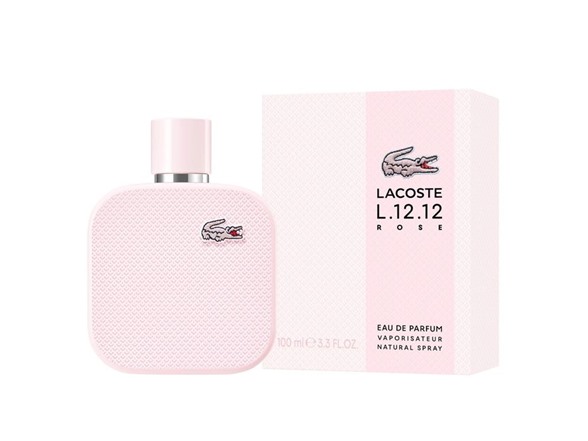 L.12.12 Rose/Lacoste EDP Spray 3.3 Oz (100 ML) (W)
