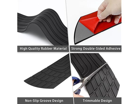 VOAKZEF APP-Auto-153 Car Rear Bumper Protector Stri