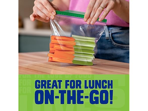 Ziploc Sandwich and Snack Bags, 50 Bags Total
