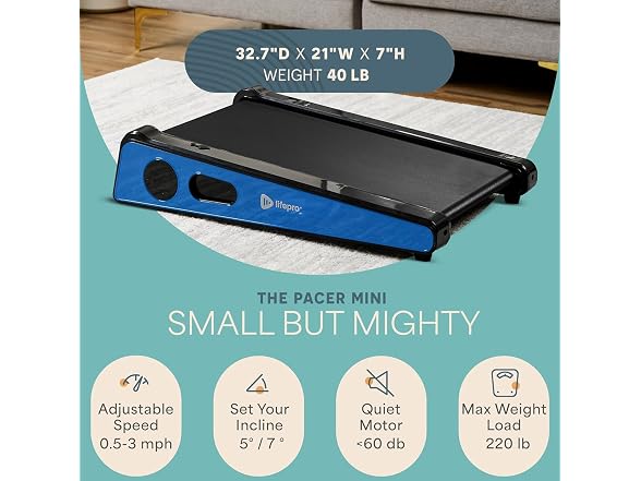 Lifepro PacerMini Compact Walking Pad Treadmill