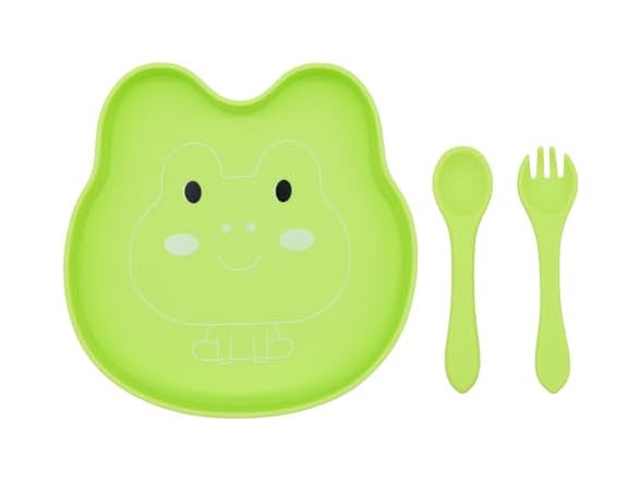 BabyX Baby Silicone Feeder Set, 3-pcs