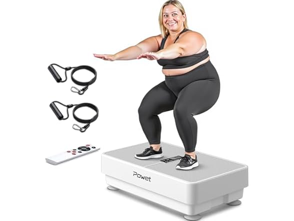 POWET W0893 Vibration Plate Exercise Machine 2