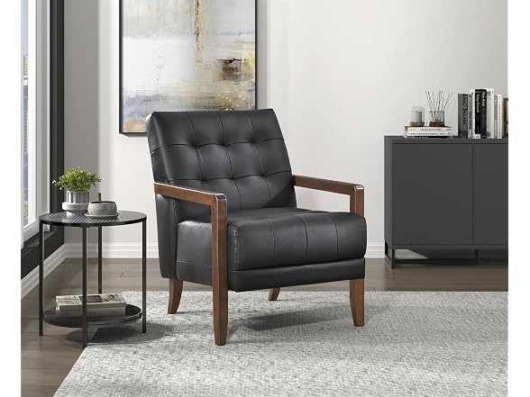 Lexicon Crafton Leather Accent Chair