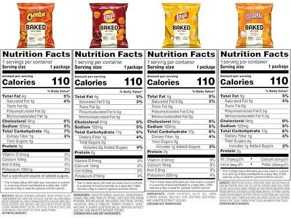 Frito Lay Baked Variety Pack of 21