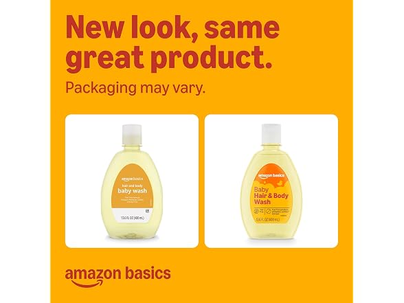 Amazon Basics Tear Free Baby Hair and Body Wash